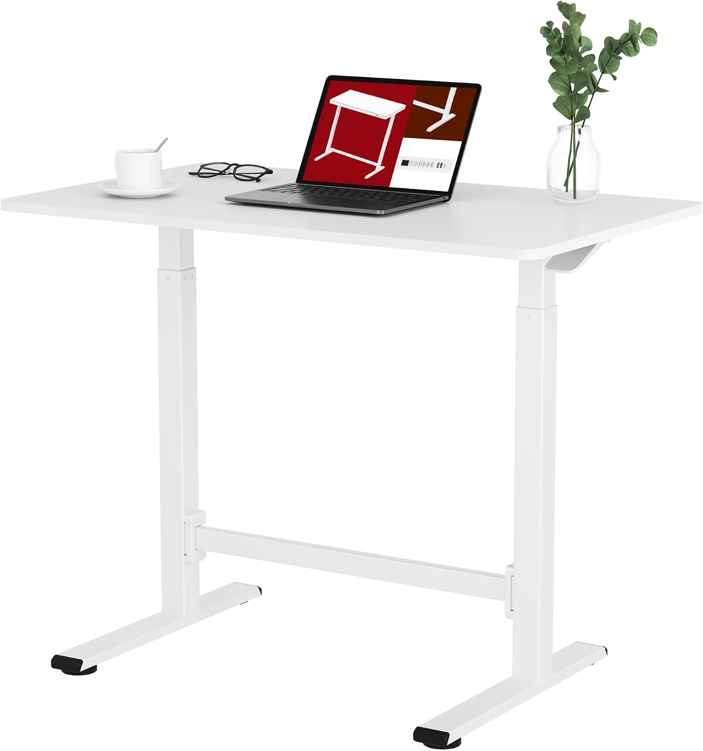 Thumbnail 4 de SANODESK Mesa Auxiliar con Ruedas Altura 66–106 cm