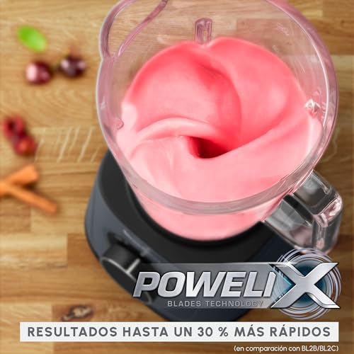 Detalle 1 de Moulinex PerfectMix Essential 🍹 Batidora potente 1200W LM771BF0