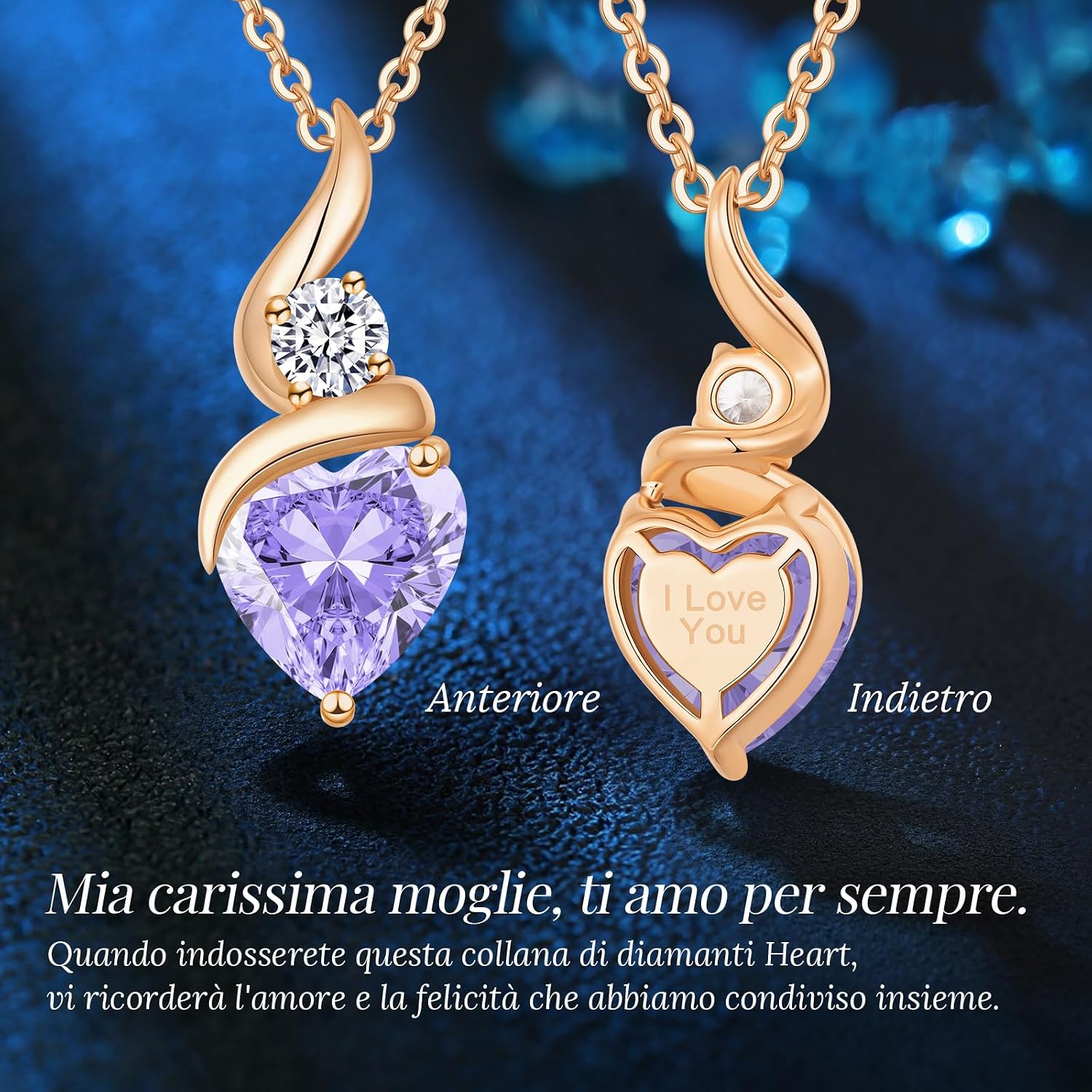 Detalle 2 de LOUISA SECRET collana Cuore Infinito 925