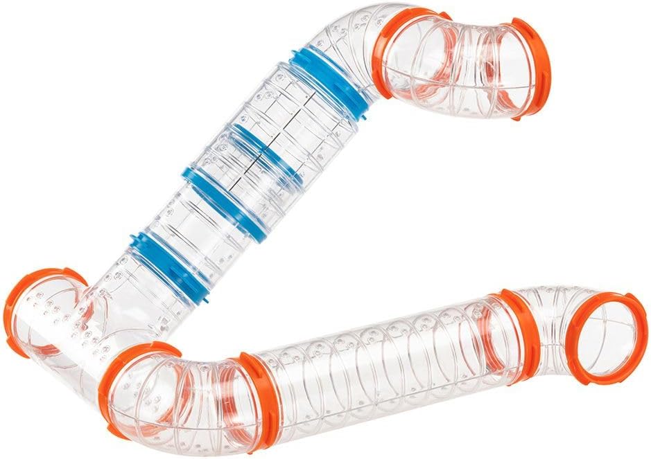 Detalle 2 de Ferplast Ensemble de Tubes Hamster, tubes transparents avec ventilation, 9 pièces
