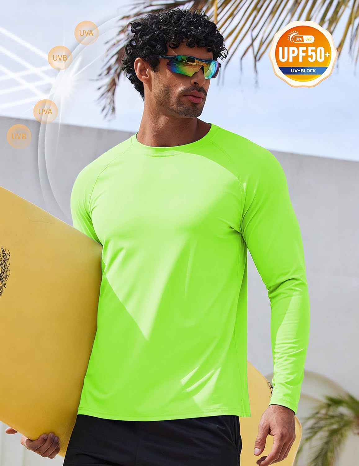 Thumbnail 1 de GOLDPKF Men’s UPF 50+ Sun UV Protection Long Sleeve Quick Dry T-Shirt