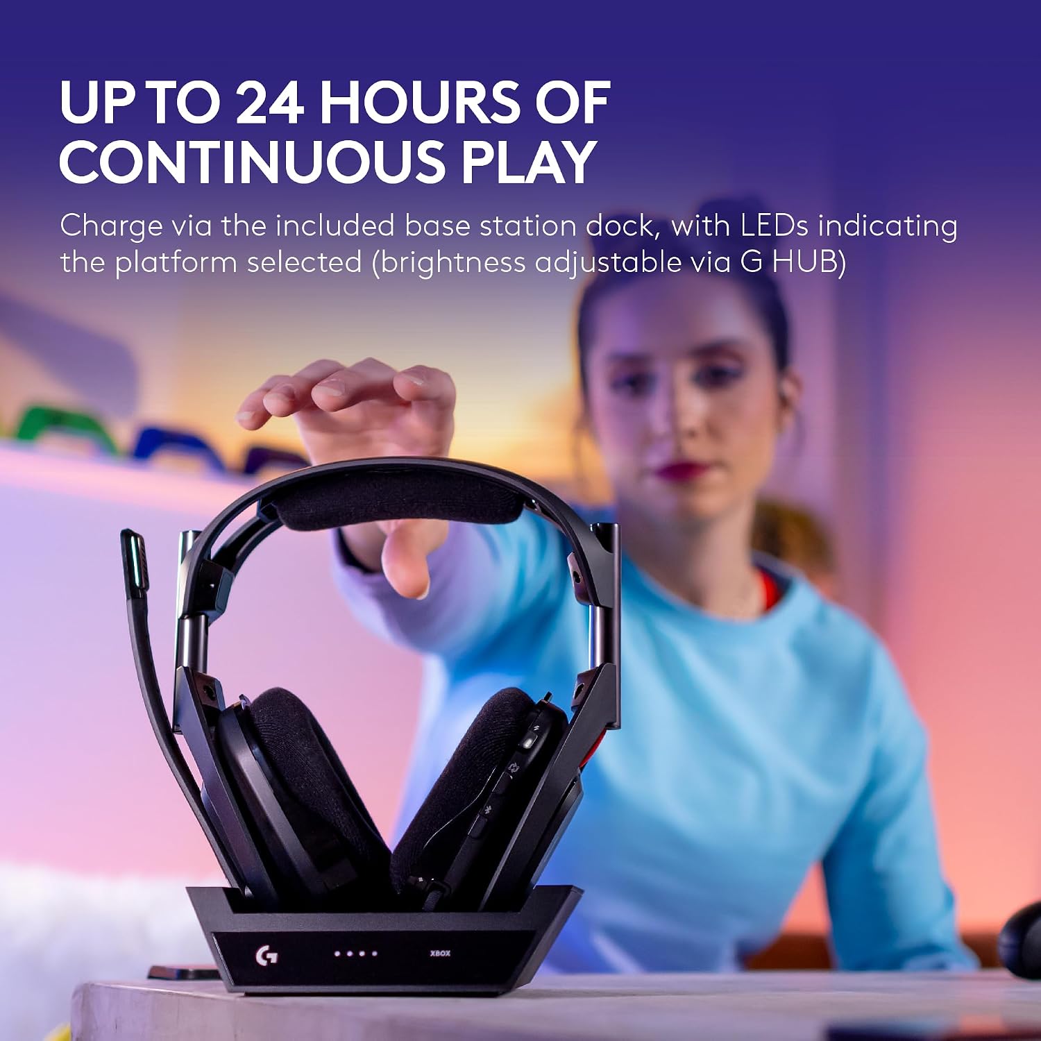 Detalle de Logitech G Astro A50 Wireless Gaming Headset (Multi-Platform)