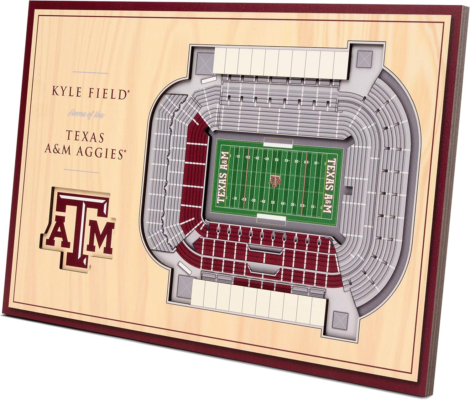 Thumbnail 6 de YouTheFan NCAA 3D StadiumView Desktop (hand-assembled stadium wall display)