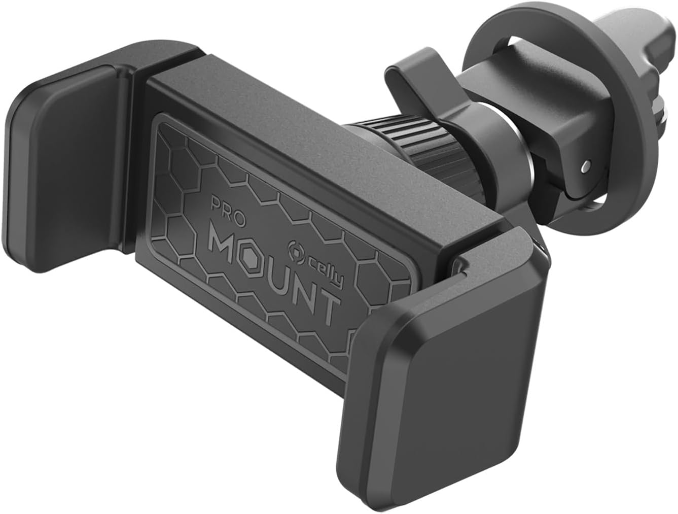 Detalle de Celly MOUNTVENT360 KFZ-Halterung für Lüftungslamellen – 360° Drehung, Spannweite bis 85 mm