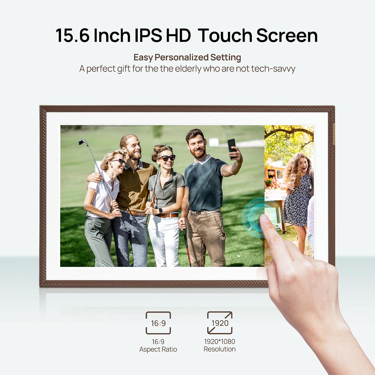 Detalle de Arzopa 15.6" Digital Picture Frame 32GB