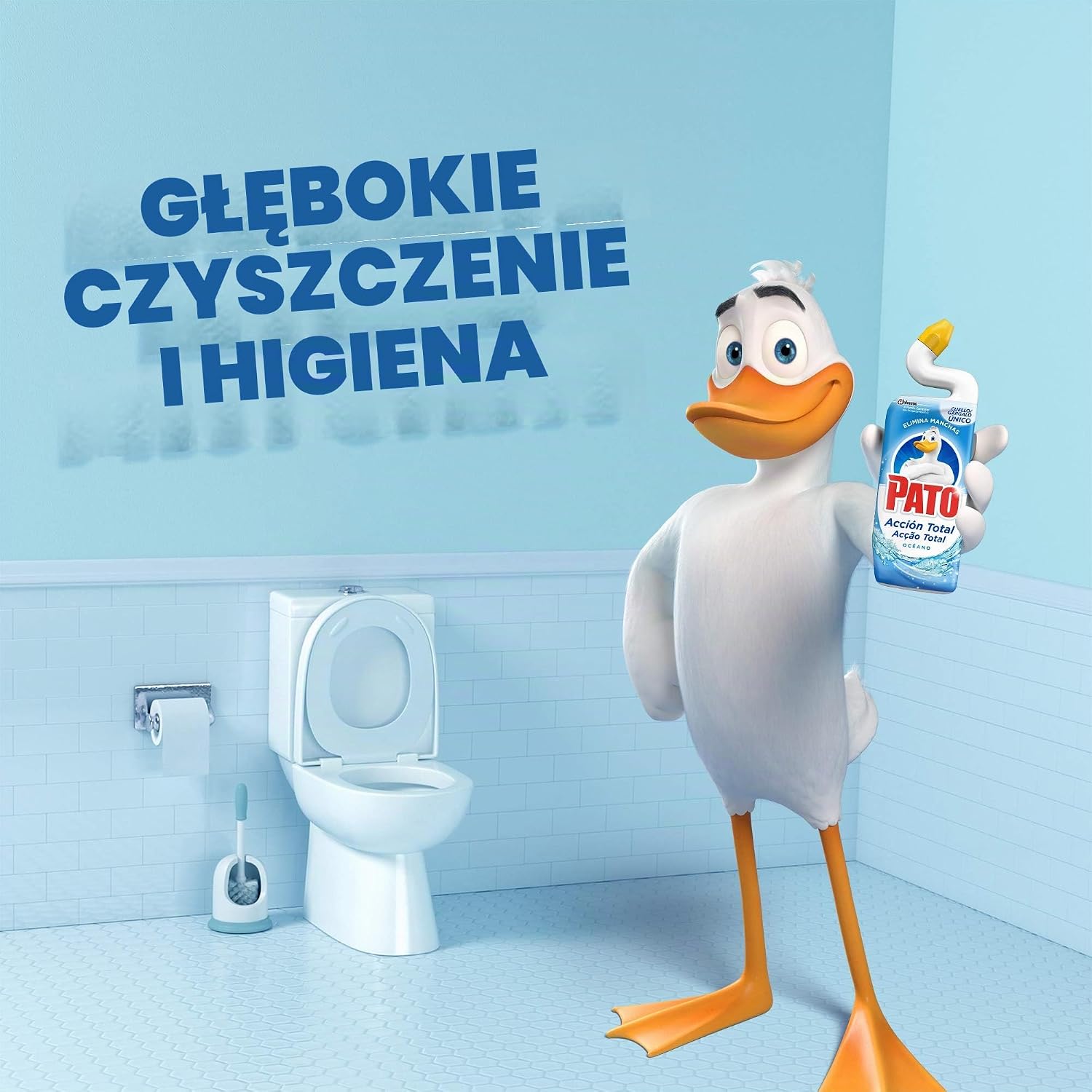Thumbnail 2 de DUCK J690742 Total Action – płyn do WC na kamień i nieprzyjemne zapachy, 2 × 750 ml