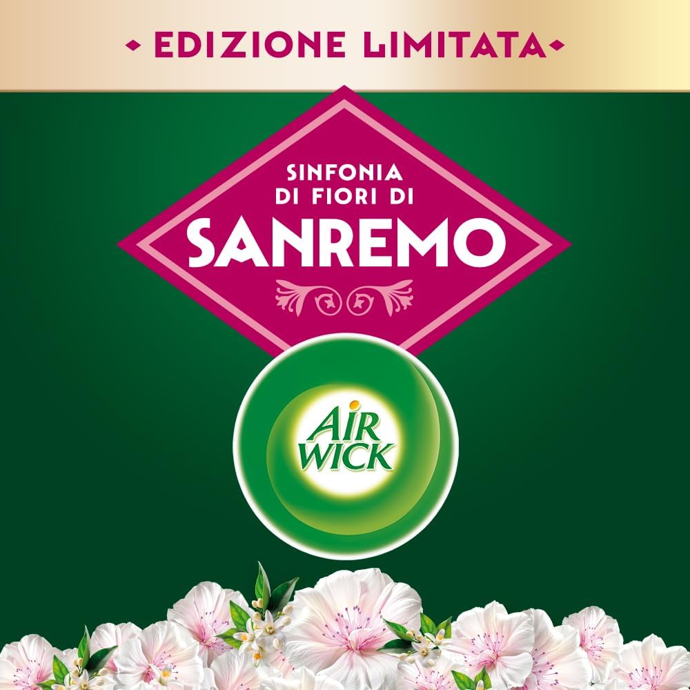 Detalle de Air Wick Armonia Istantanea Profumatore per Ambienti con Diffusore e Ricarica Sinfonia di Fiori di Sanremo