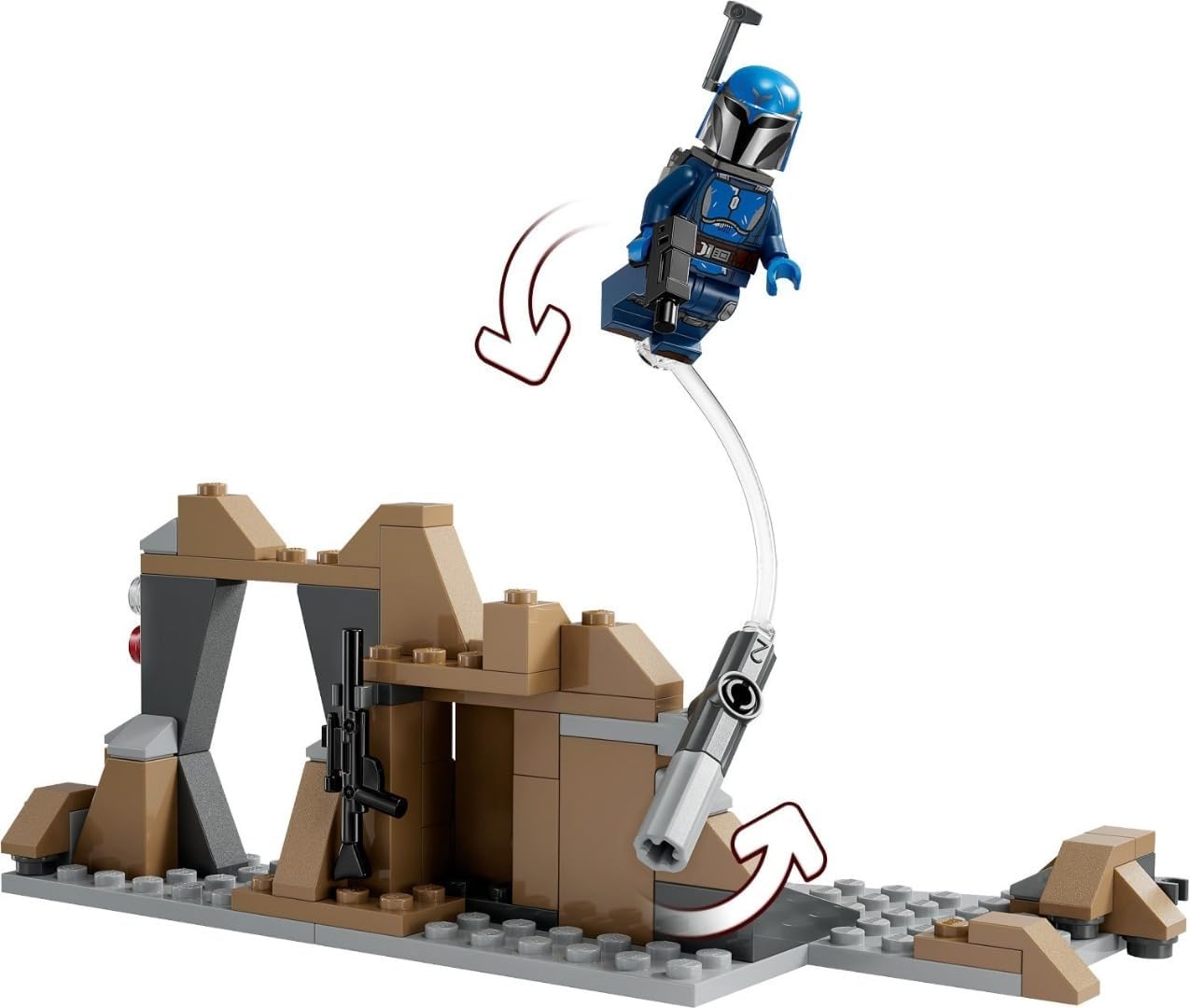 Thumbnail 3 de LEGO Star Wars: The Mandalorian Ambush on Mandalore Battle Pack (75373)