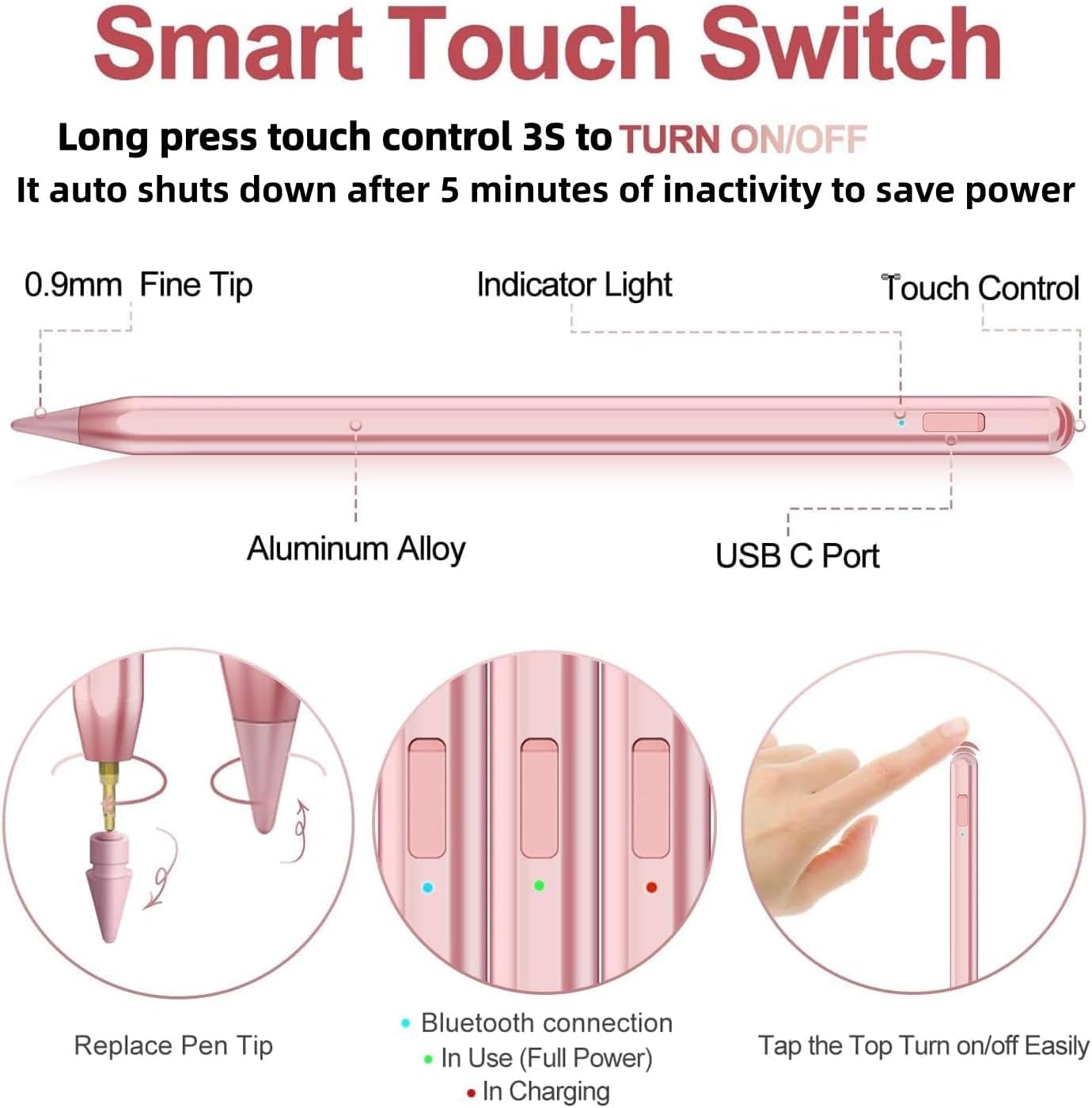 Thumbnail 5 de Stylus Pen for iPad with 14 min charge