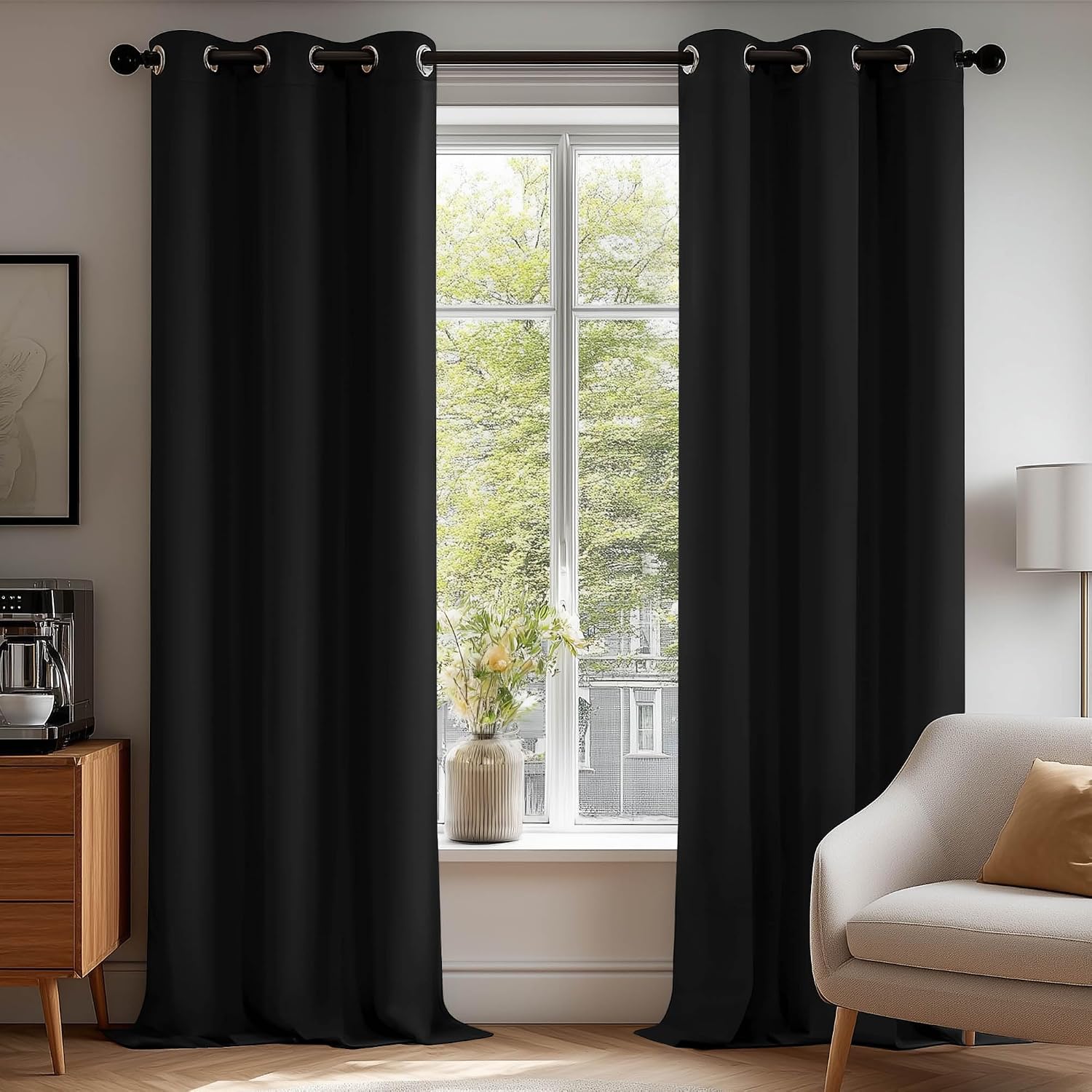 Detalle de Deconovo Blackout Curtains 38 x 72 Inch ๐ช