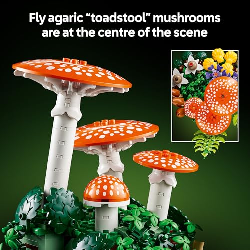 Thumbnail 4 de LEGO Botanicals Woodland Mushrooms (11505) – Adult DIY Decor
