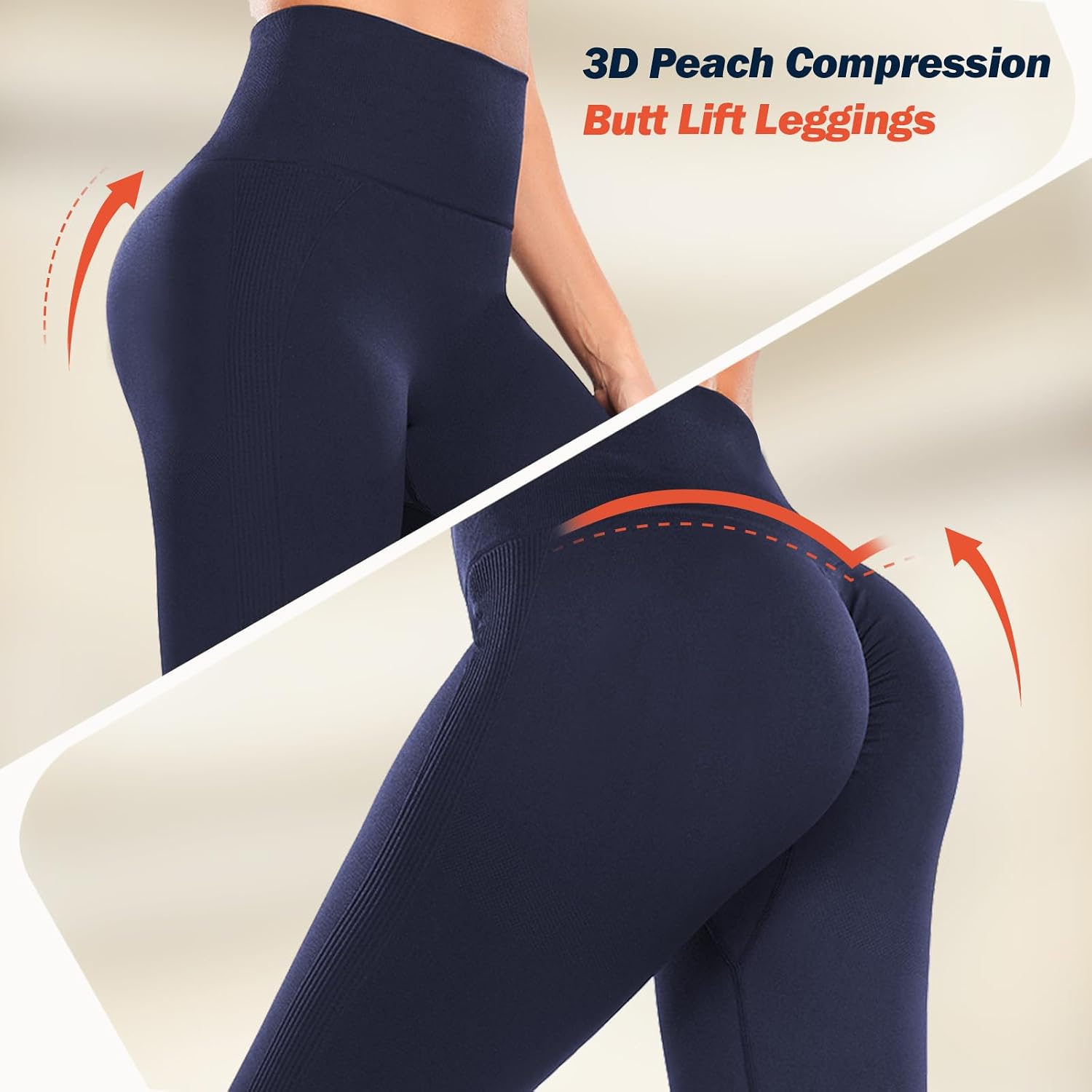 Thumbnail 6 de Ulknyss Leggins Sportivi Push Up Vita Alta