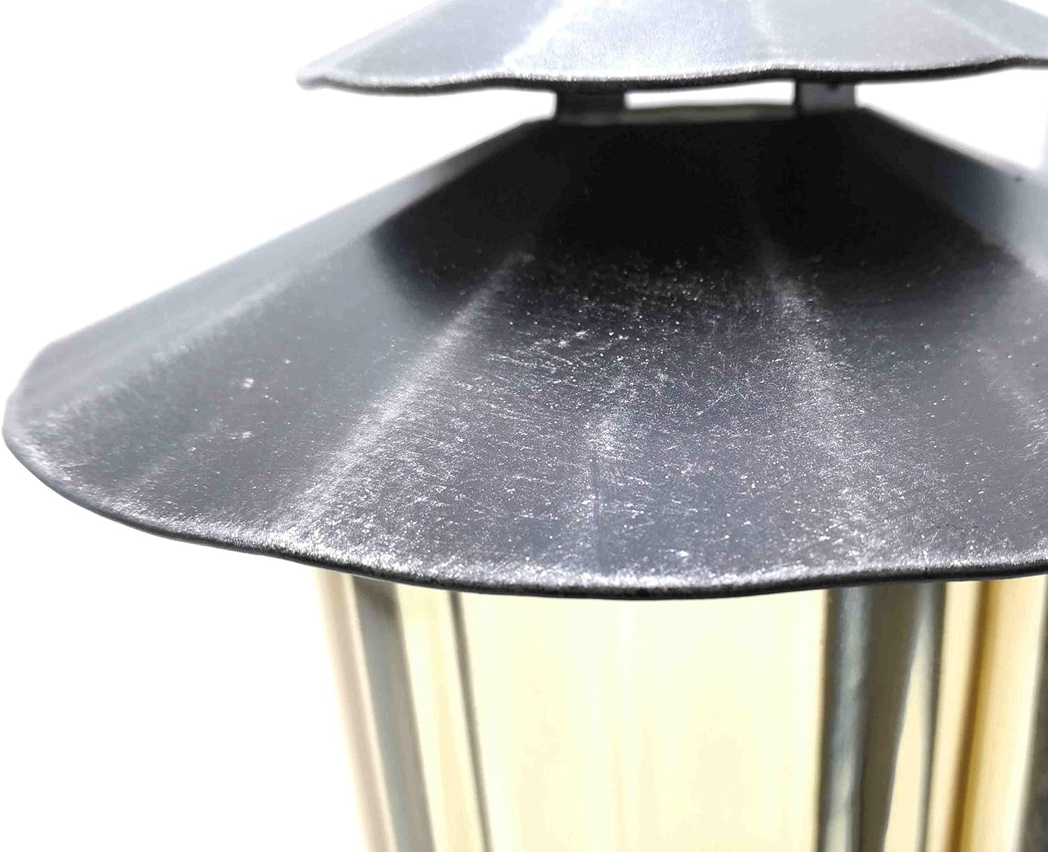 Thumbnail 4 de Anosta Grablaterne rund aus Metall mit LED-Kerze – 21 cm, Aluminium & Glas in Bronze