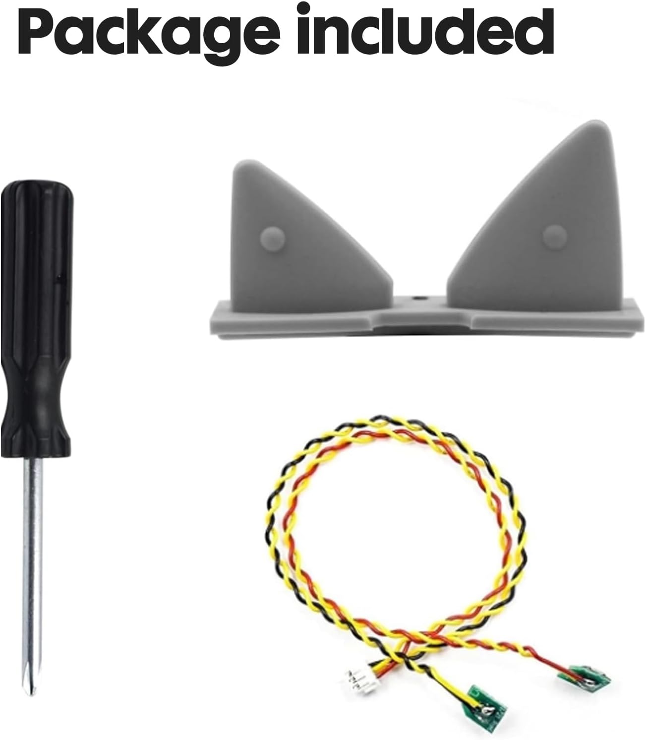 Thumbnail 6 de Ersatz-Ohren und Ersatzkabel mit Schraubendreher für Toniebox (Außenohr, Grau)