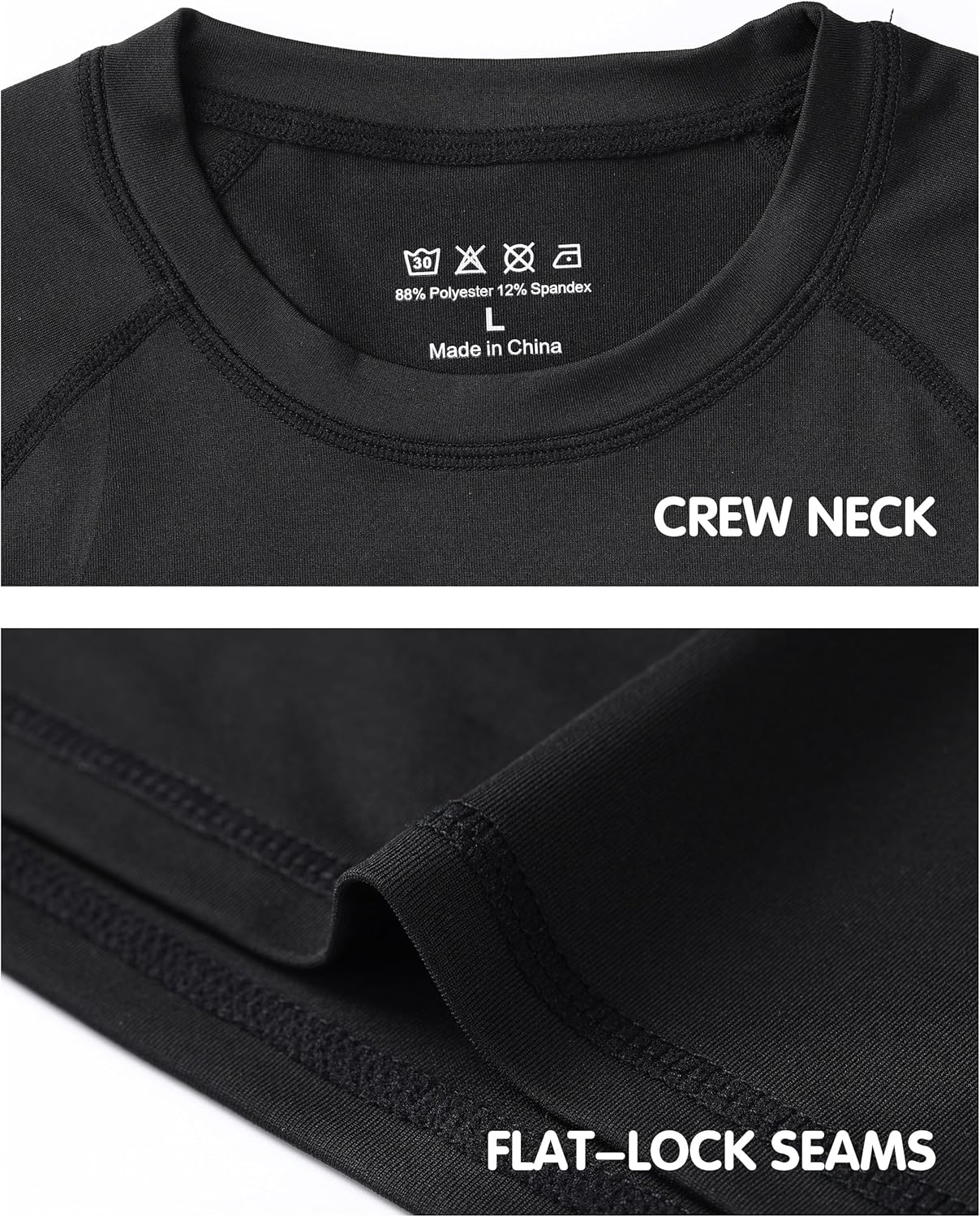 Thumbnail 4 de Roadbox Boys Base Layer Tops (1–2 Pack) – Kids compression shirts, long & short sleeve