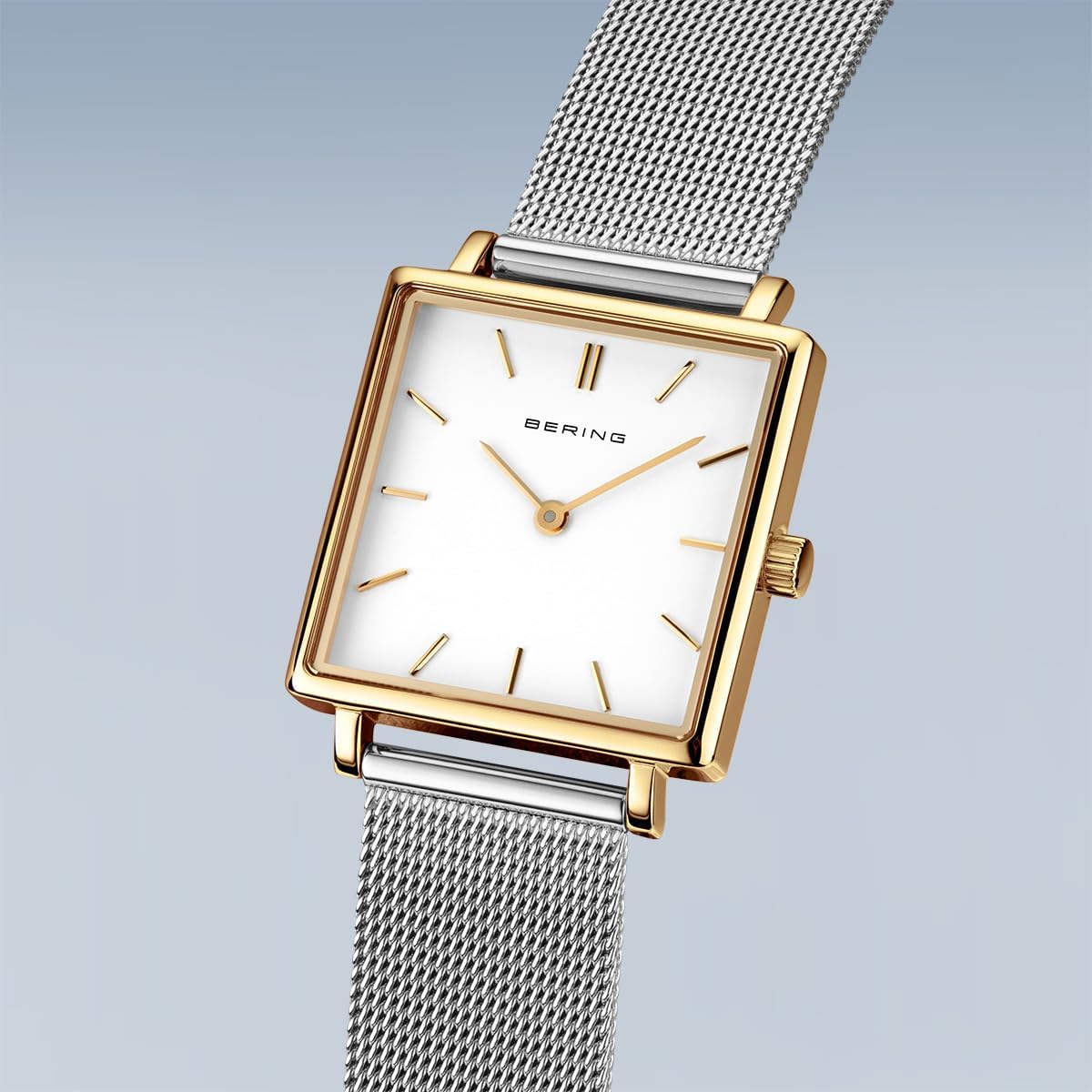 Thumbnail 1 de BERING 18226-334 Montre Femme Classic 26 mm – acier inoxydable doré, cadran blanc, bracelet Milanais