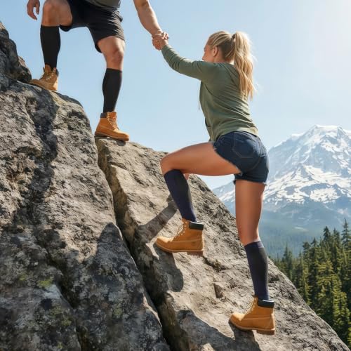 Thumbnail 5 de DRESHOW 4 Pairs Compression Socks for Women & Men – Best Support for Running, Cycling and Travel