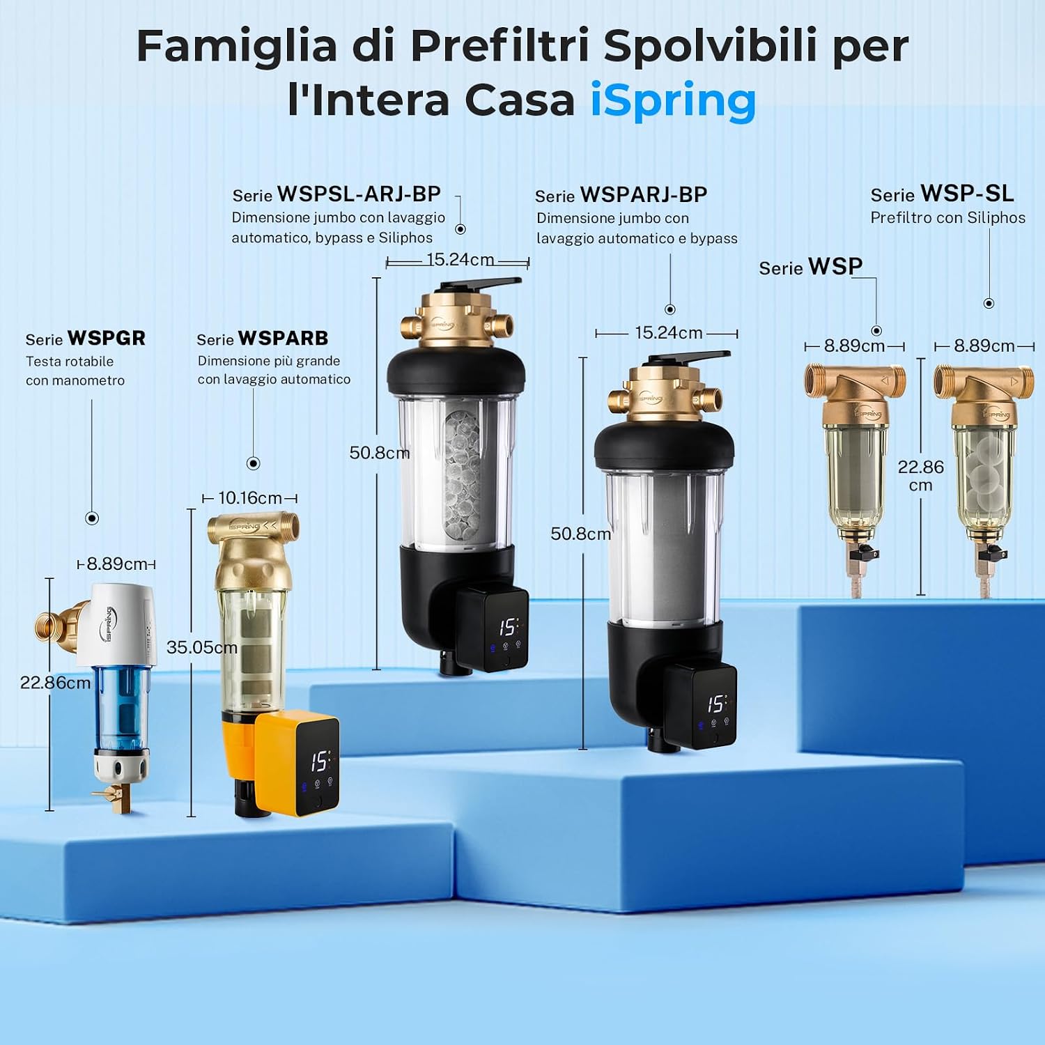 Thumbnail 6 de iSpring WSP50-E Filtro a sedimenti 50 micron