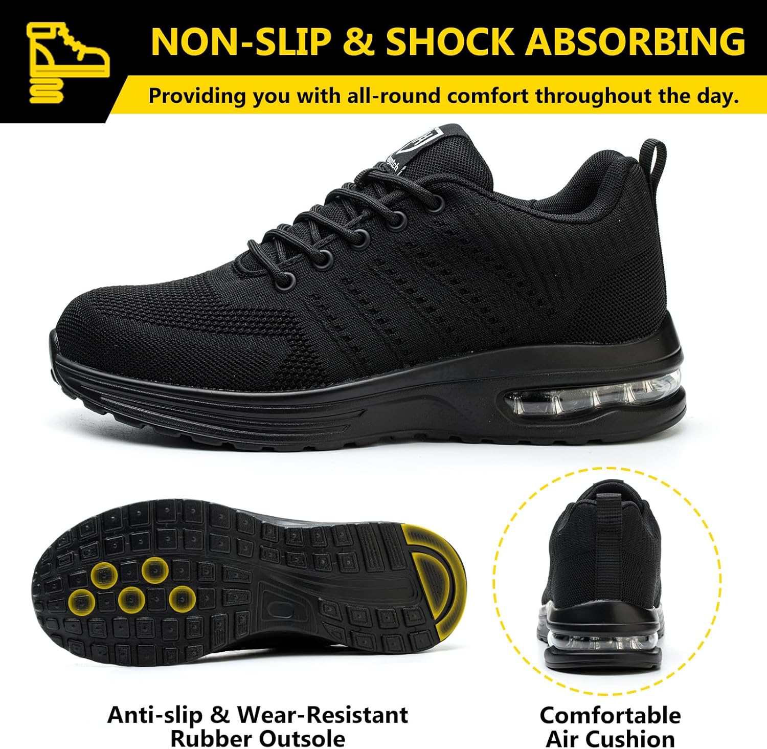 Detalle 2 de Baofular Scarpe Antinfortunistiche: leggerezza, comfort e sicurezza per uomo e donna