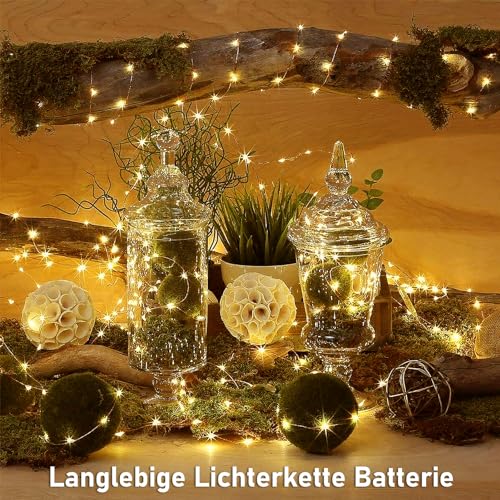 Thumbnail 6 de DBFAIRY Lichterkette Batterie 2x10 m, 100 LEDs, Timer