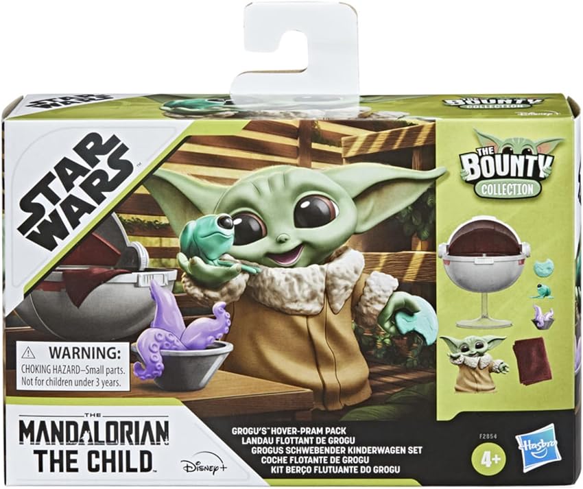 Thumbnail 1 de Star Wars Grogu's Hover-Pram Pack figura 5 cm