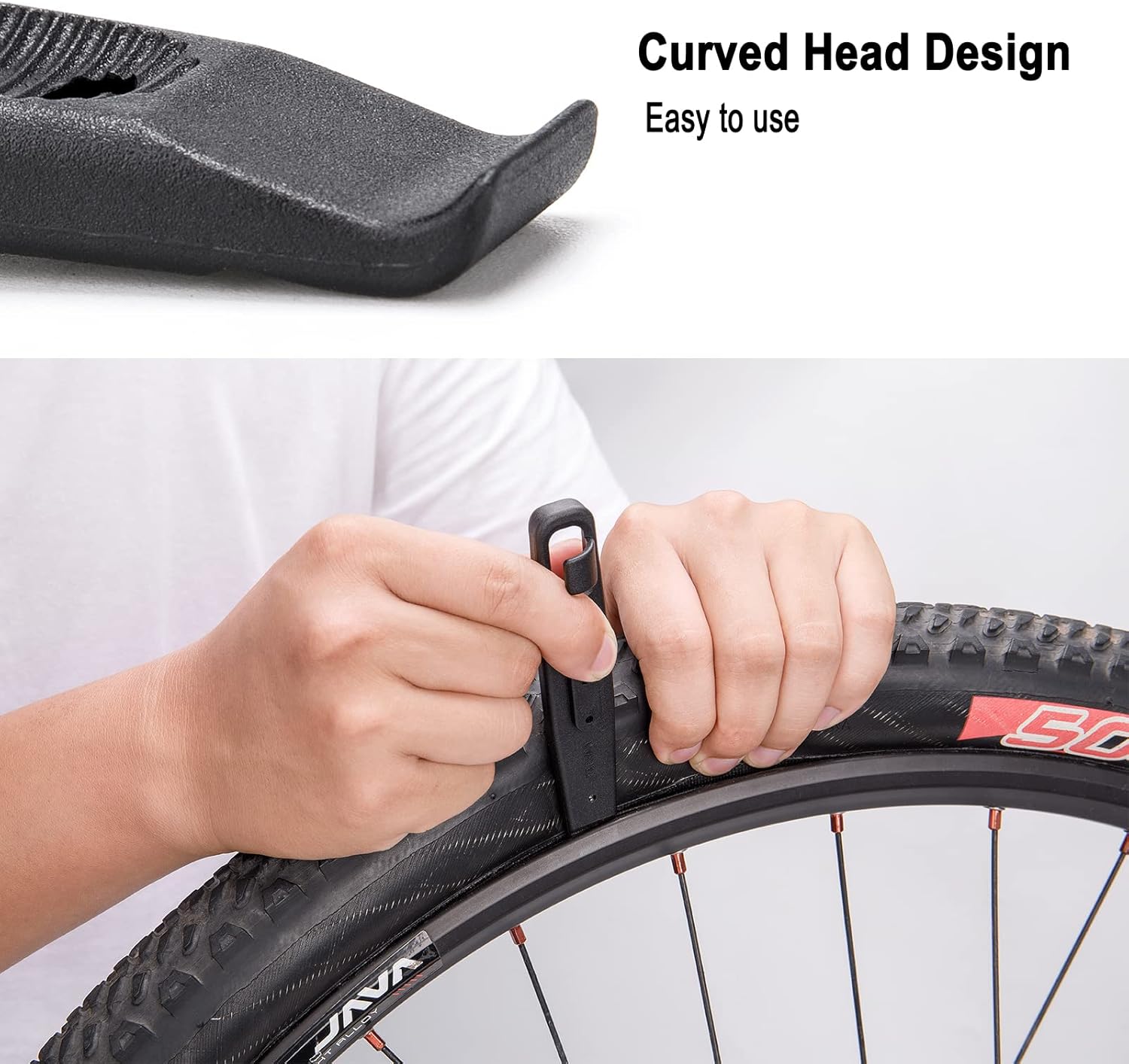 Thumbnail 3 de Kadacha Démonte-Pneu de vélo – Outil durable et ergonomique pour réparations en route et tout-terrain