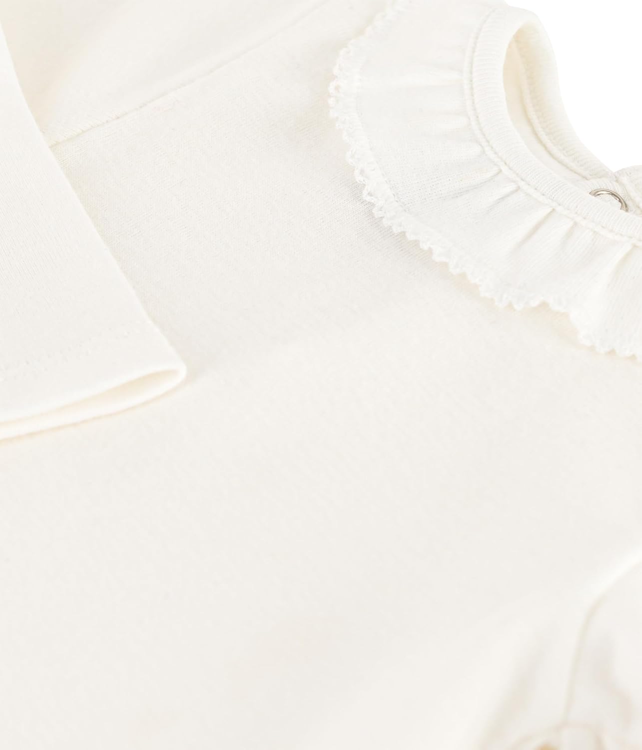 Thumbnail 2 de Body Petit Bateau A05Q1 con colletto e maniche lunghe per bimba 0-24 mesi