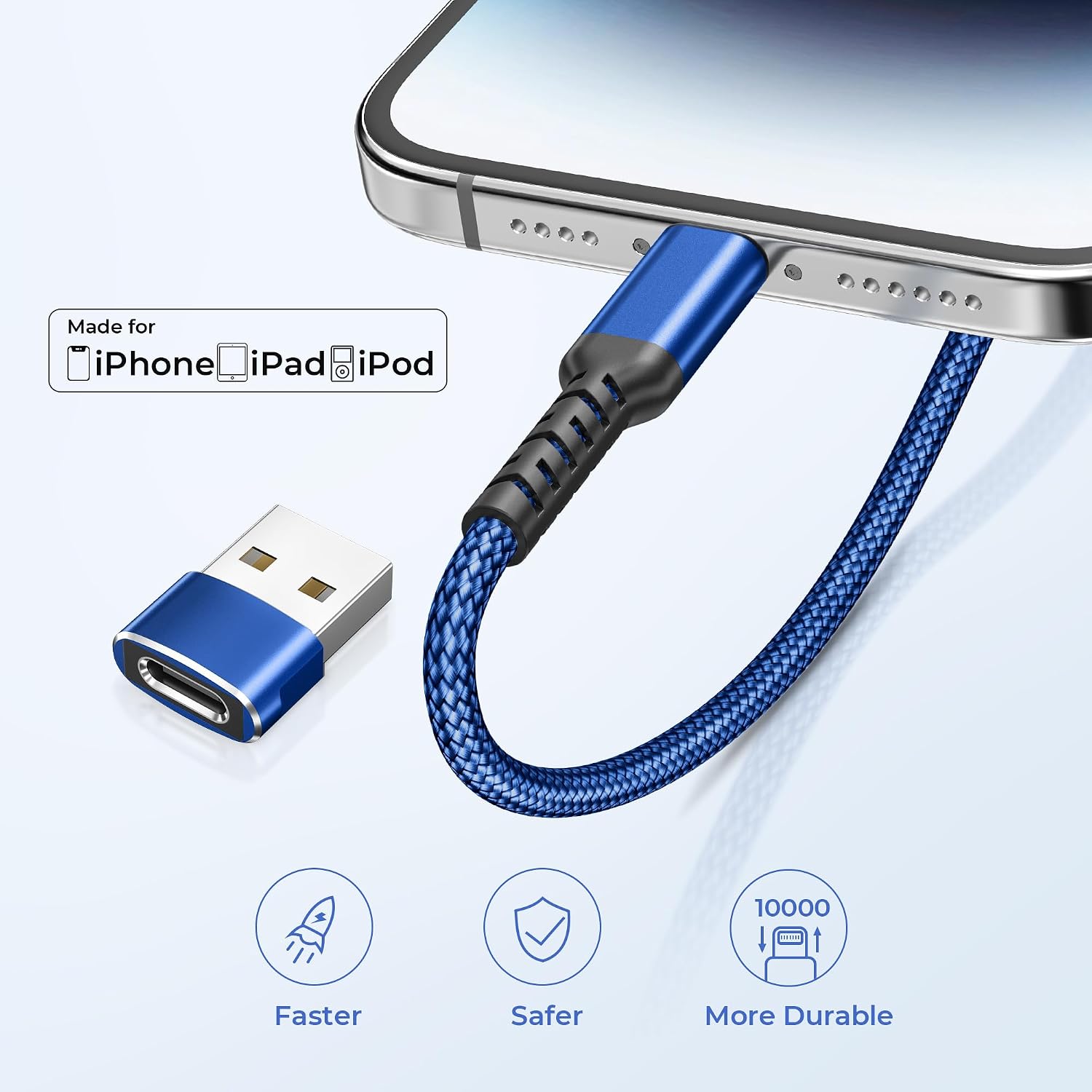 Thumbnail 3 de Ladekabel USB-C auf Lightning 3 m für iPhone