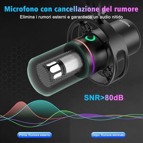 Detalle 2 de Socodox - Microfono da Gaming XLR/USB con Braccio Articolato per lo Streaming