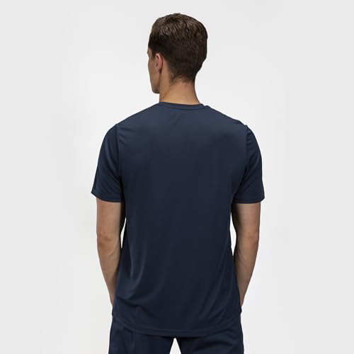 Detalle 2 de Joma Combi M/C, camiseta deportiva de hombre, manga raglán, marino, talla L
