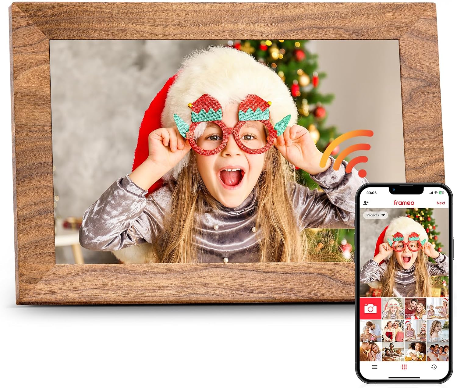 Detalle de Frameo 10.1" Digital Picture Frame 32GB