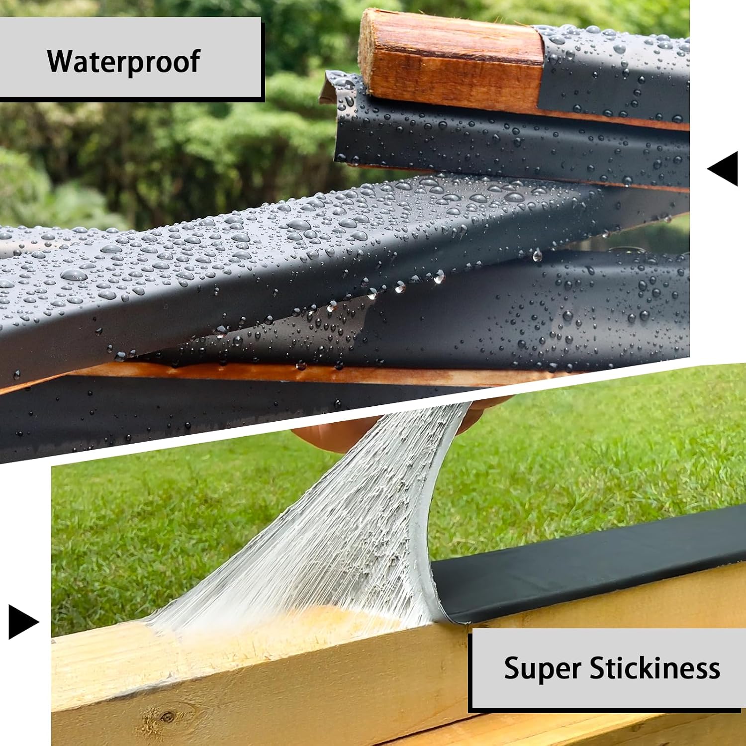 Thumbnail 4 de Dongxw Joist Tape for Decking 2''×50' (10 Packs) – Waterproof Butyl Deck Flashing Tape