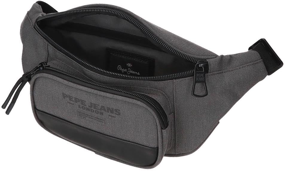Detalle de Pepe Jeans Waltford : riñonera/bandolera en polyester con múltiples compartimentos