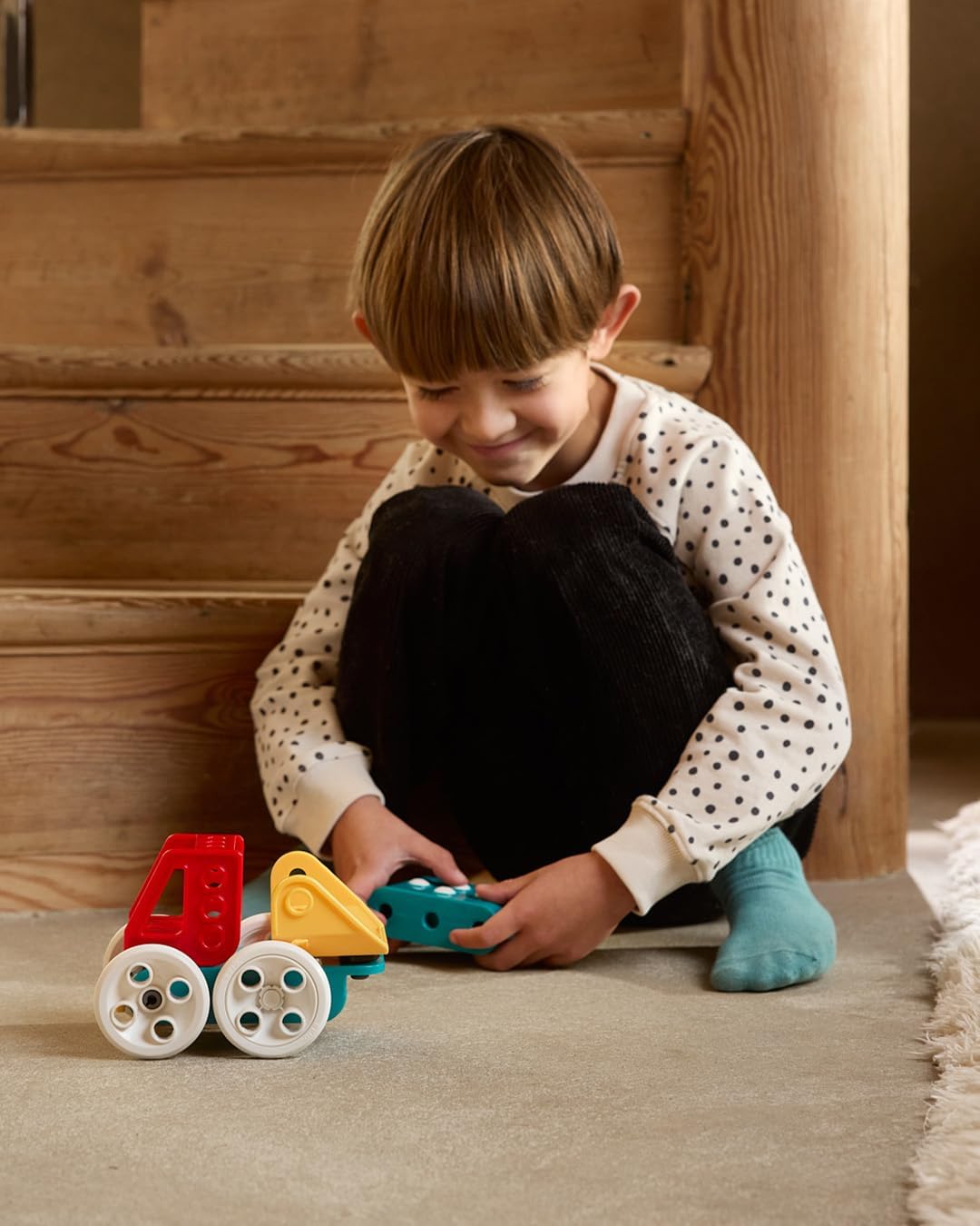Detalle de BRIO Builder 34605 Auto mit Fernsteuerung – Lern- und Konstruktionsspielzeug für Kinder ab 3 Jahren
