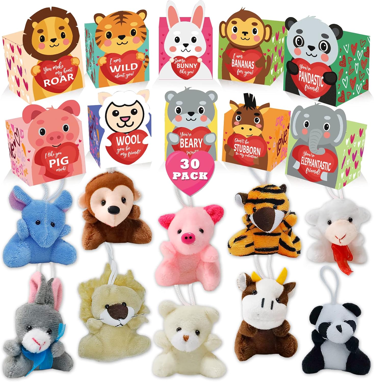 Detalle de Valentines Day Gifts 30 Pack for Kids