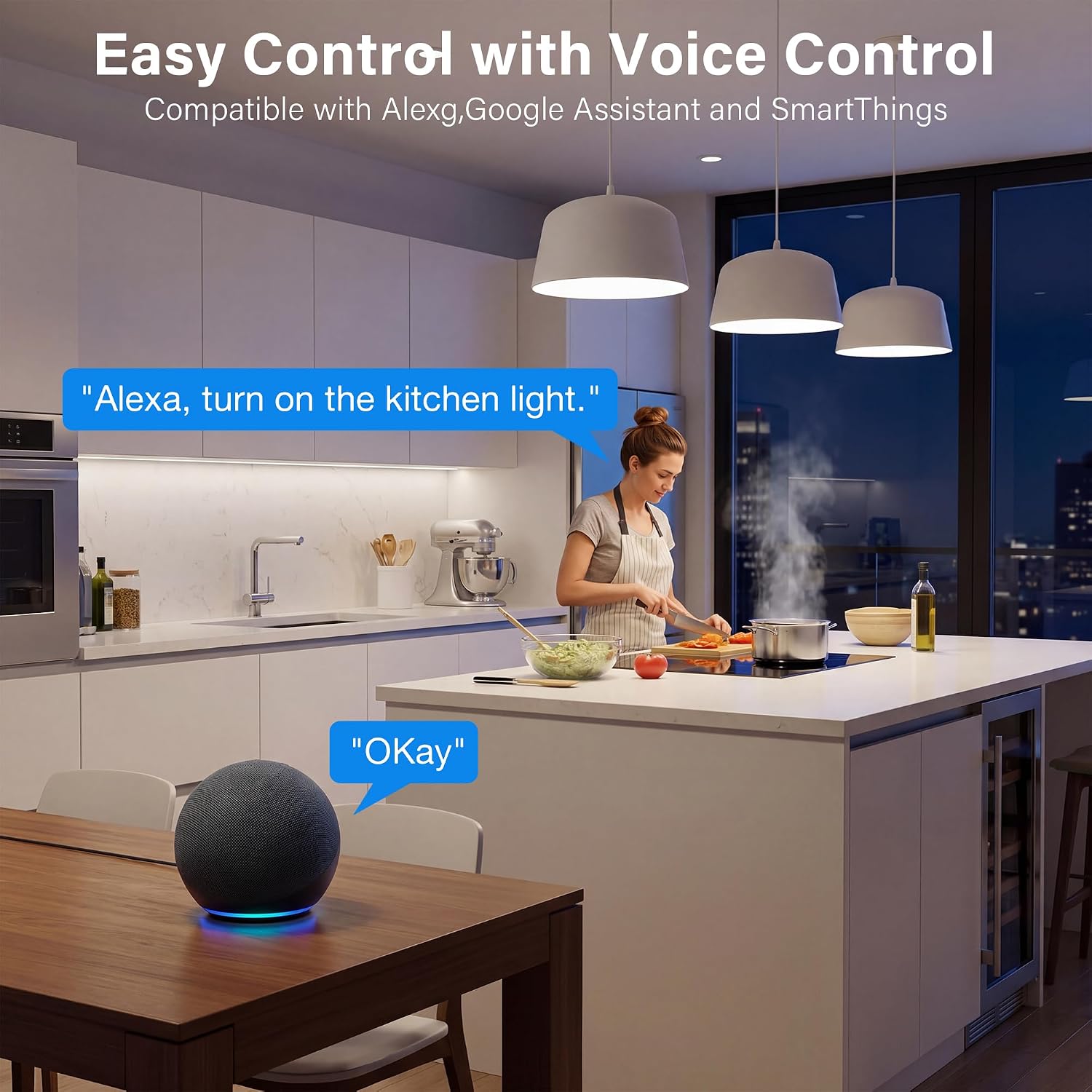 Thumbnail 4 de Avatar Controls E14 Smart Bulbs 2 Pack: Versatile, Dimmable RGB LEDs for Chandeliers and More