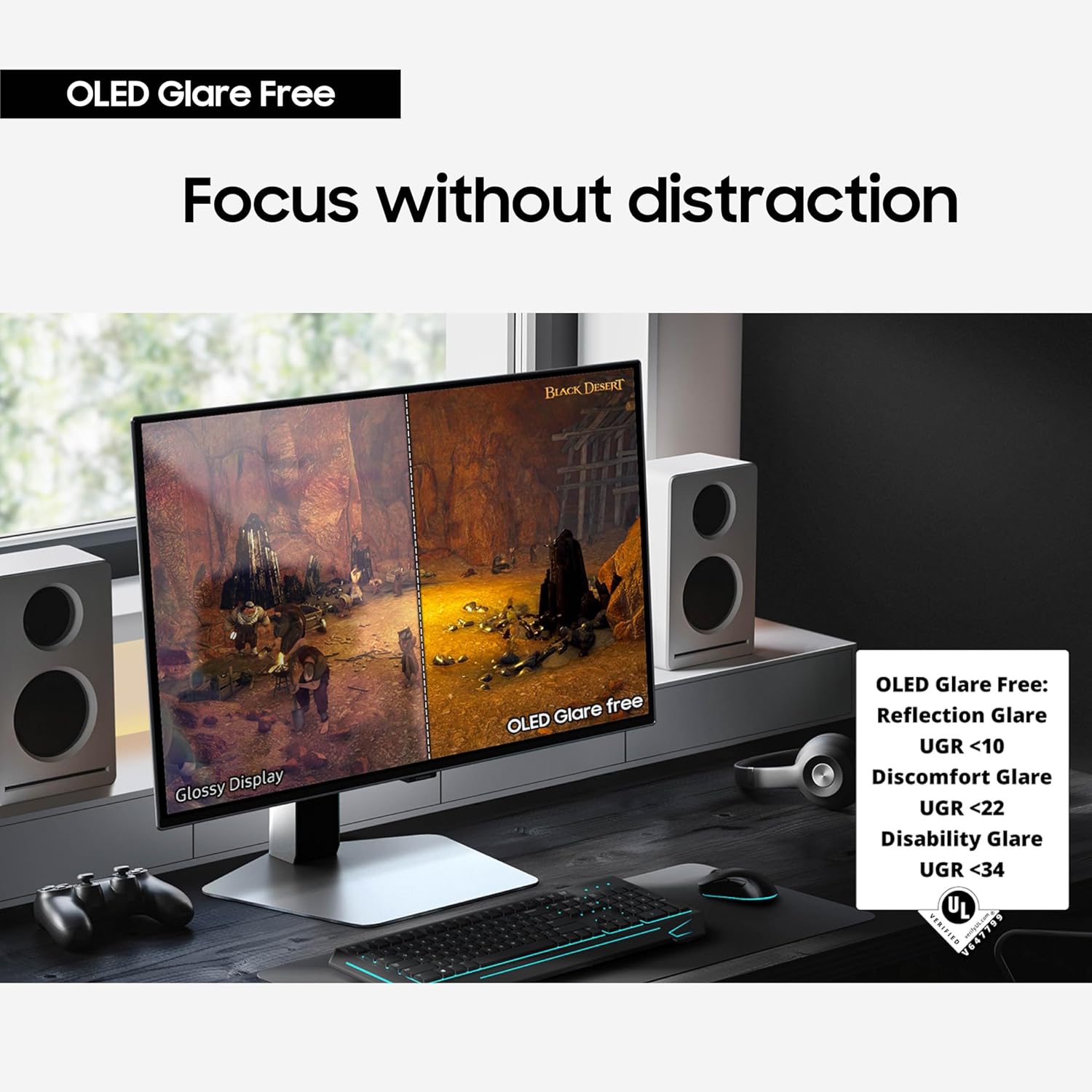Detalle de Samsung Odyssey G6 27" QHD 360Hz Gaming Monitor