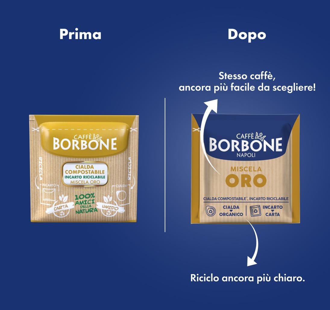 Thumbnail 6 de Caffè Borbone Dosette Compostable Mélange Or – 150 dosettes ESE, Arabica/Robusta