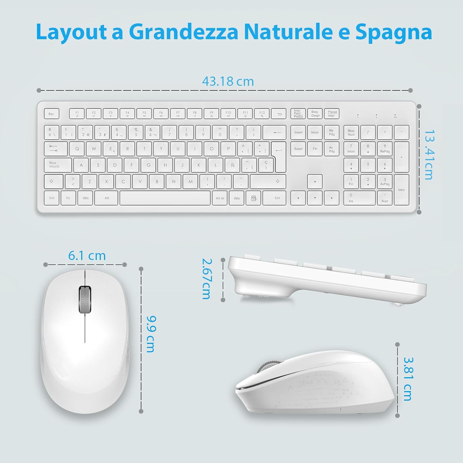 Thumbnail 5 de LeadsaiL K786 teclado y ratón inalámbricos