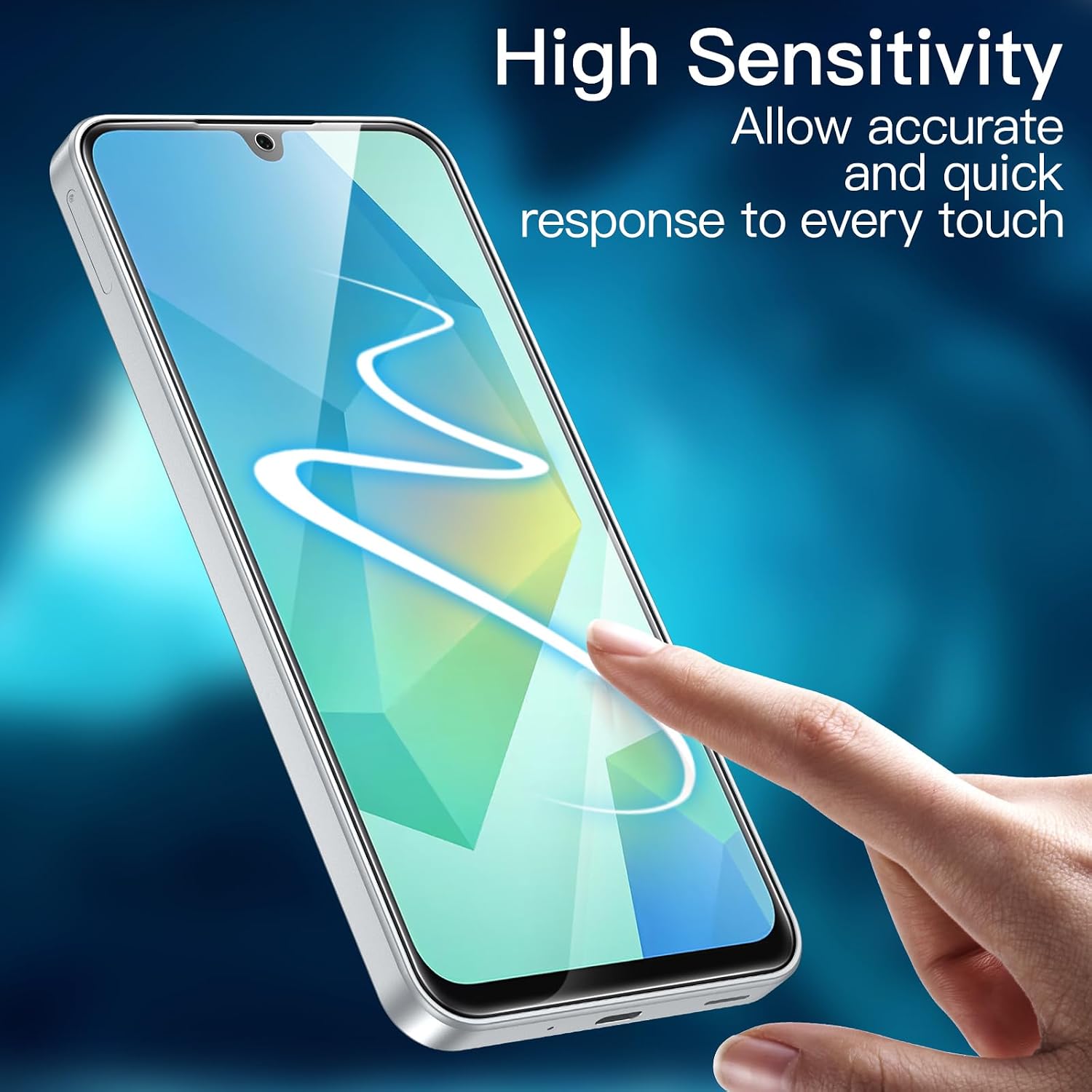 Thumbnail 3 de JETech Screen Protector for Samsung Galaxy A16 5G 6.7-inch, 3-pack