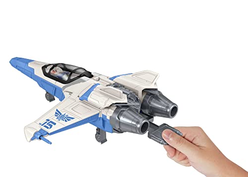 Detalle 2 de Mattel HJJ84 Buzz Lightyear figura XL-15 con nave y lanzadores