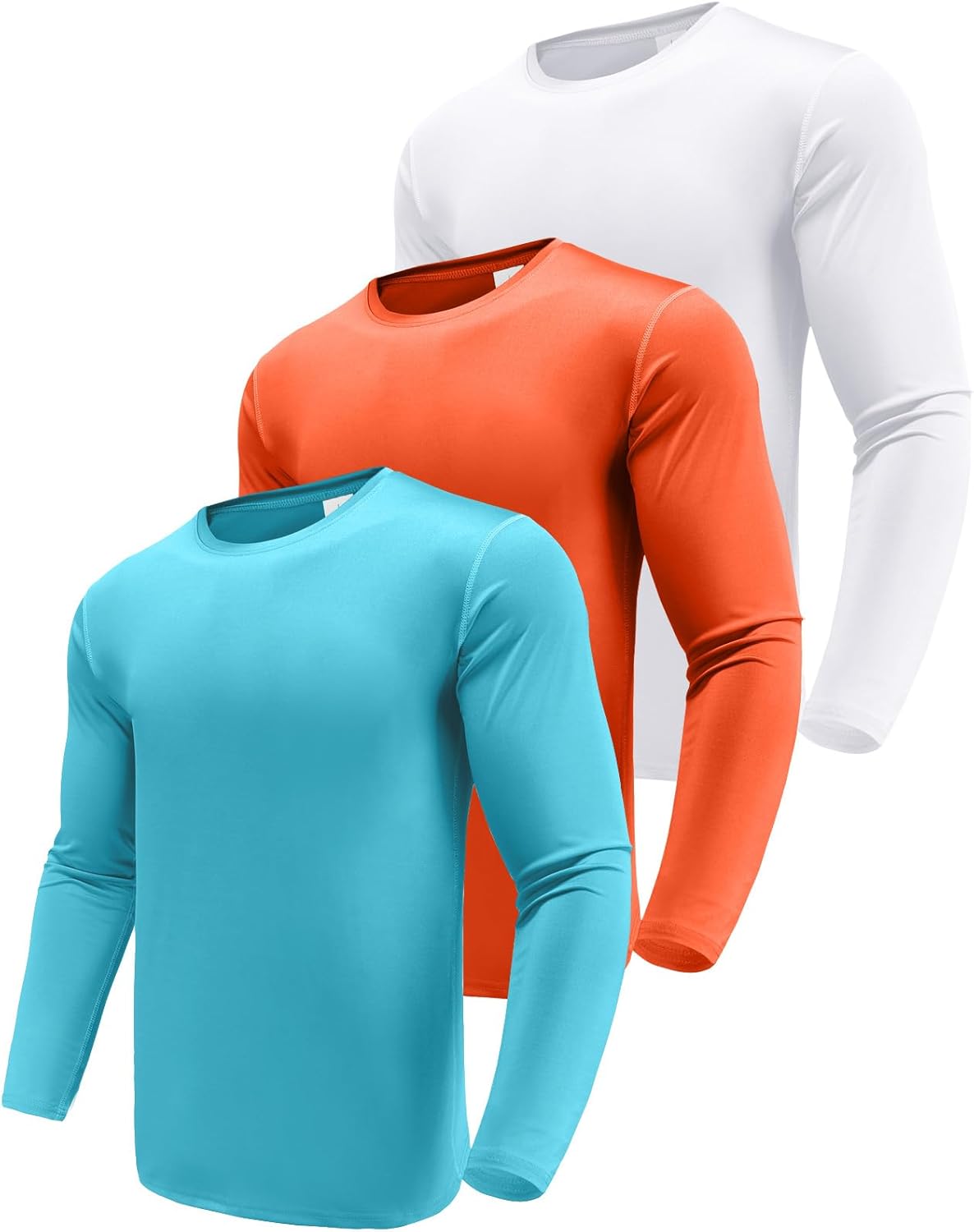 Thumbnail 5 de Boyzn Men's Performance Long Sleeve T-Shirts (1, 3, or 5 Pack) with UPF 50+ Sun Protection