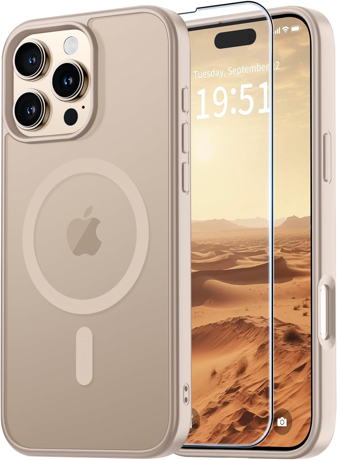 Detalle de vnnink iPhone 16 Pro Max Magnetic Matte Case