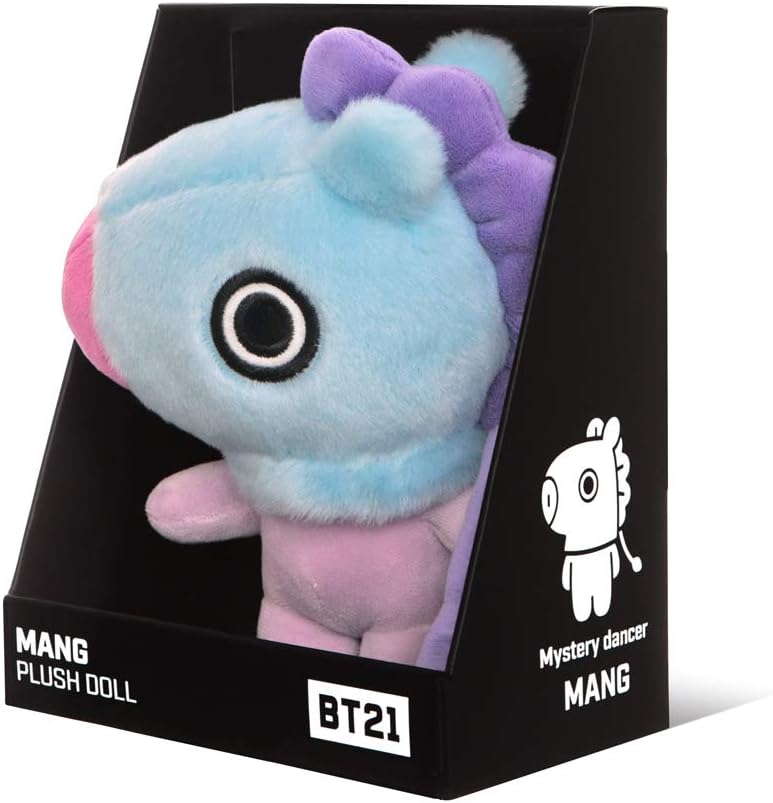 Detalle de BT21 MANG Small Purple Soft Toy – Official BT21 Merchandise by Aurora World (61329)