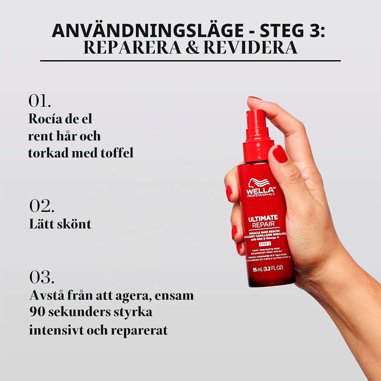 Detalle 1 de Wella Professionals Ultimate Repair Miracle Hair Rescue – leave-in-serum, 30 ml