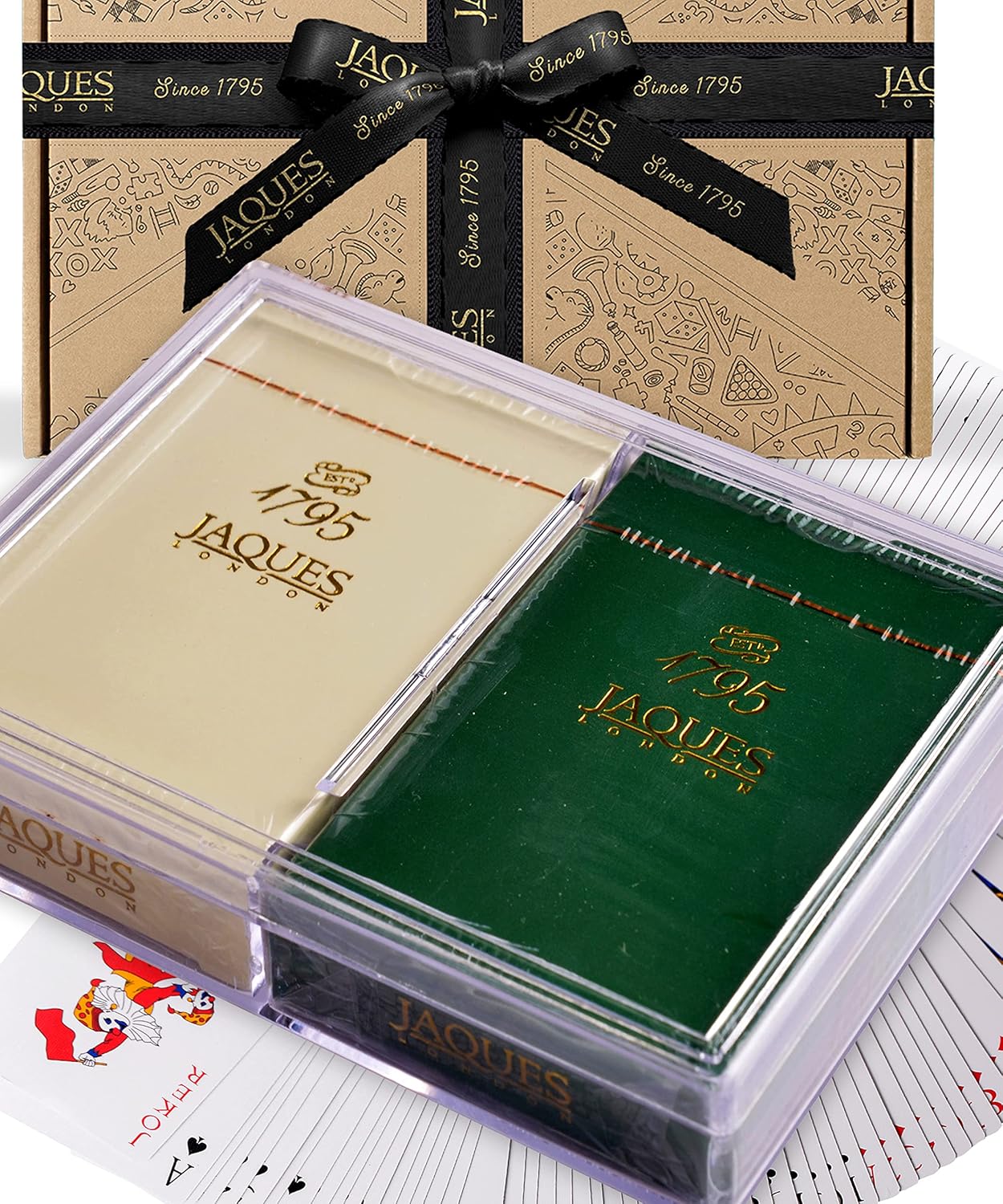 Detalle de Jaques of London No. 1 Premium Playing Cards Twin Pack