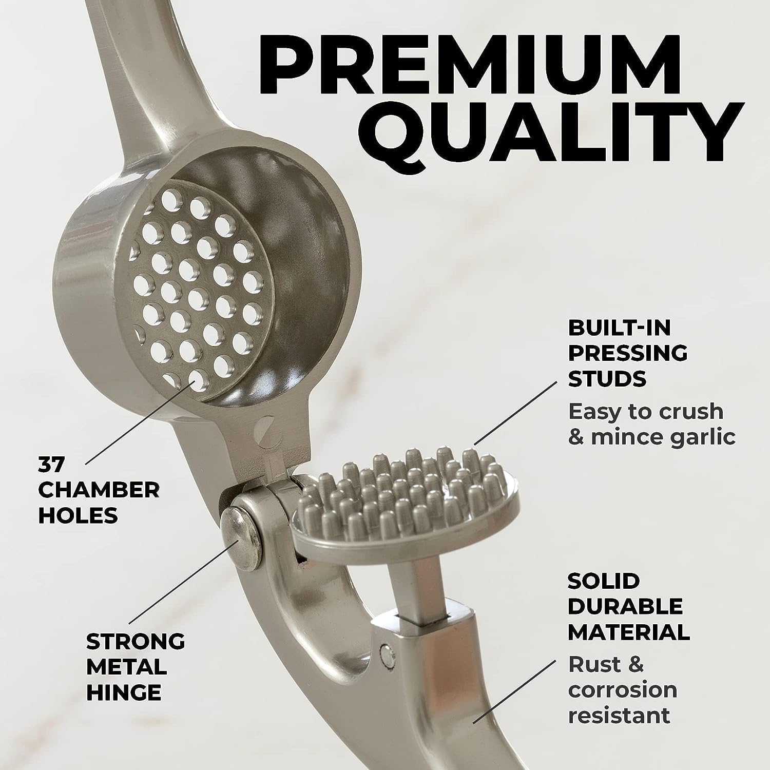 Thumbnail 2 de Zulay Kitchen Garlic Press Set 🧄