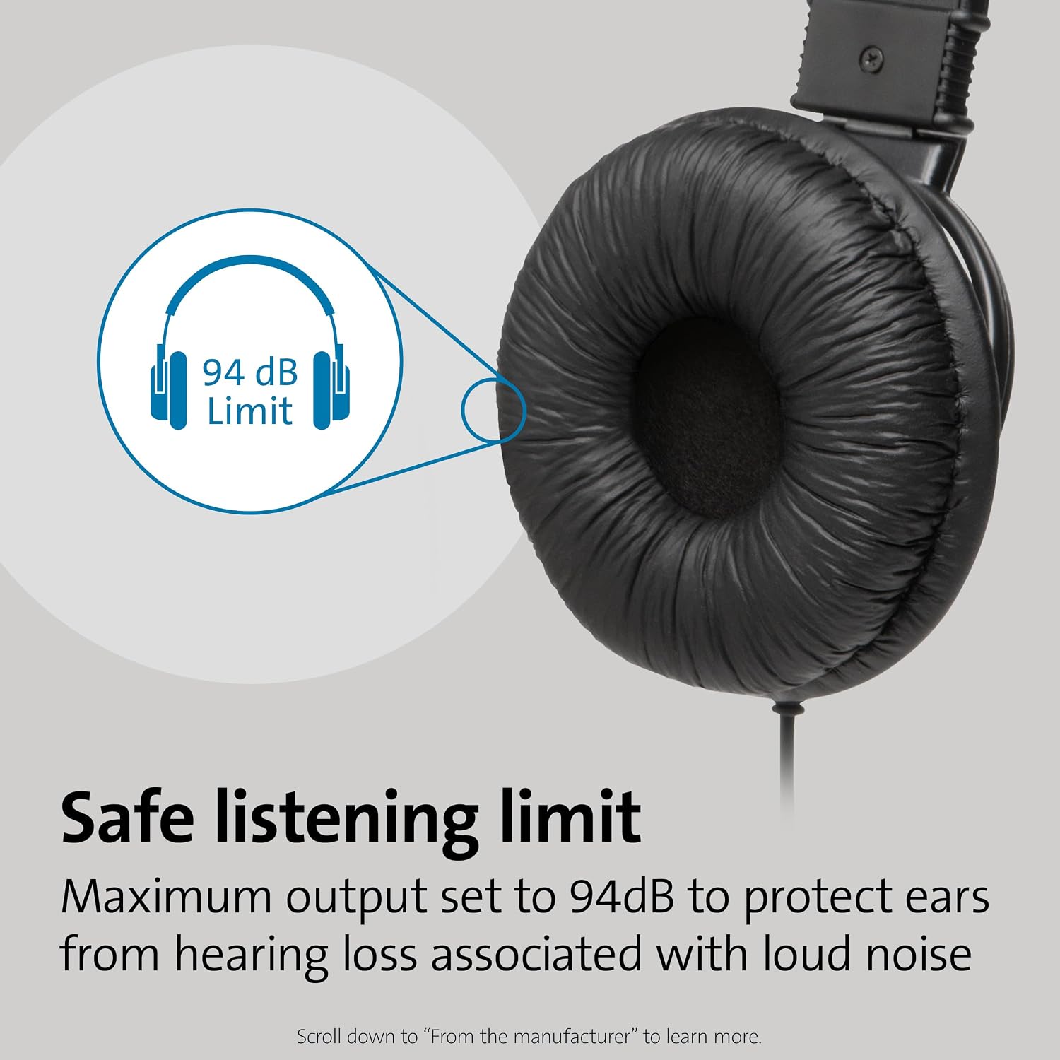 Thumbnail 5 de Kensington K97601WW: casque audio USB fil stereo, anti-bruit et binaural pour PC/Mac/Chromebook