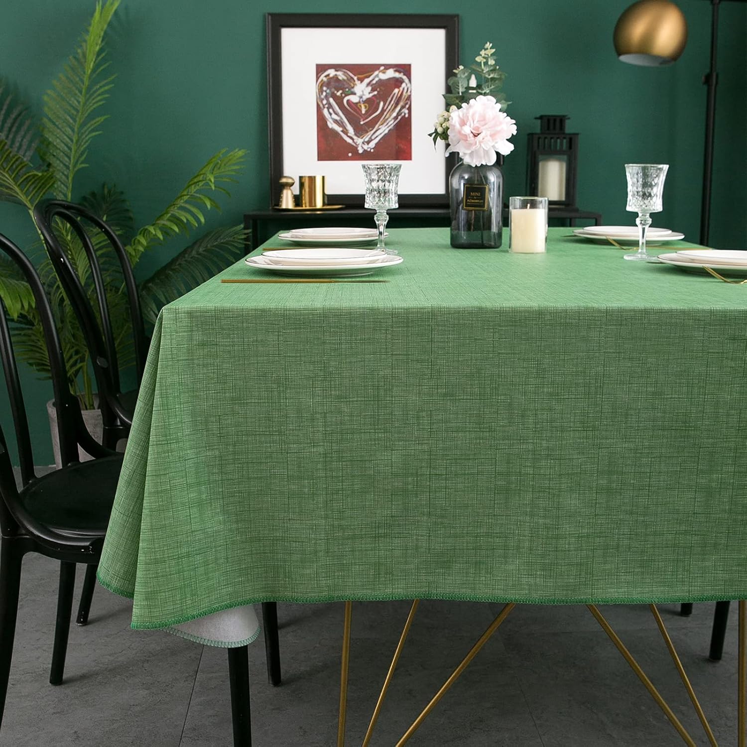 Detalle 2 de LIBERECOO Vinyl Tablecloth, 60" x 102