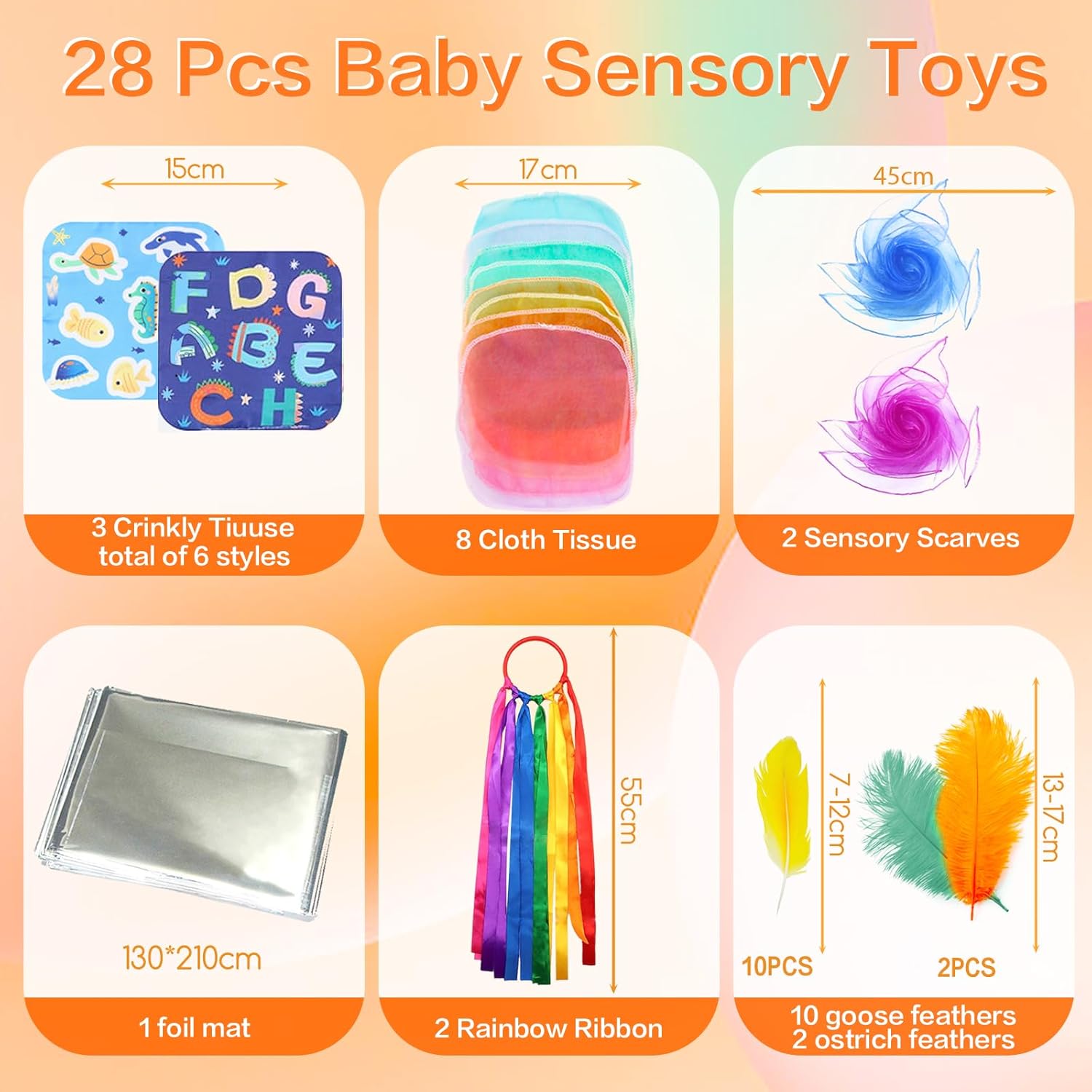 Thumbnail 4 de Xerteam Baby Sensory Set 28pcs